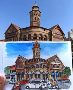 Crawford market Mumbai location 