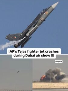 फाइटर जेट क्रैश हुआ Dubai Air Show Tejas, पायलट की मौत Dubai Air Show Tejas Crash