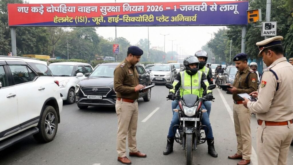 नई दोपहिया वाहन सुरक्षा नियम 2026