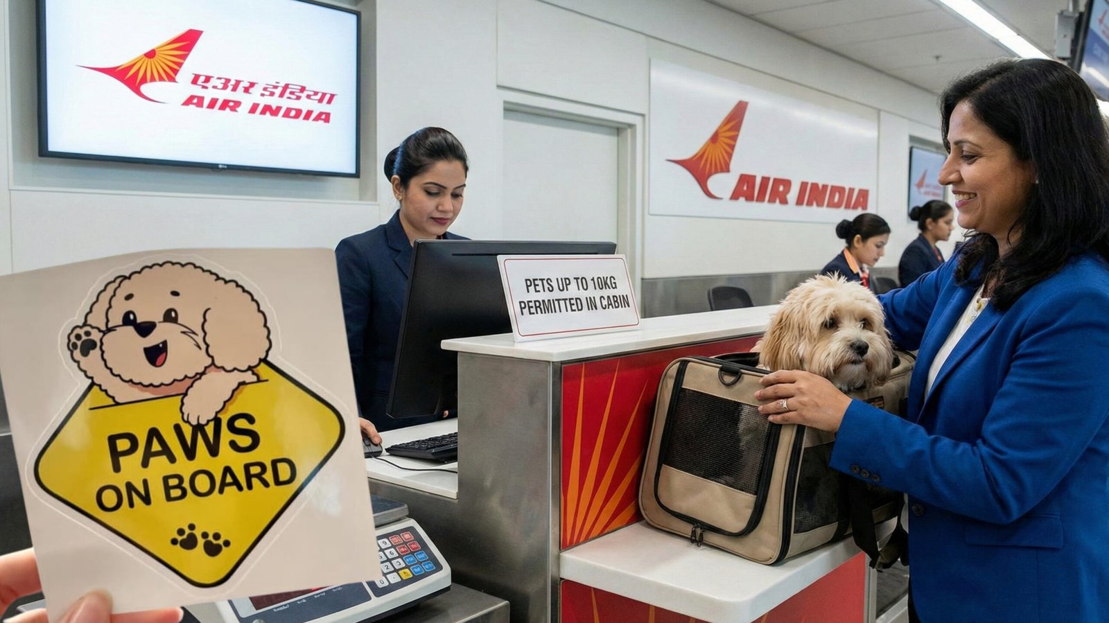 Air India Paws on Board policy