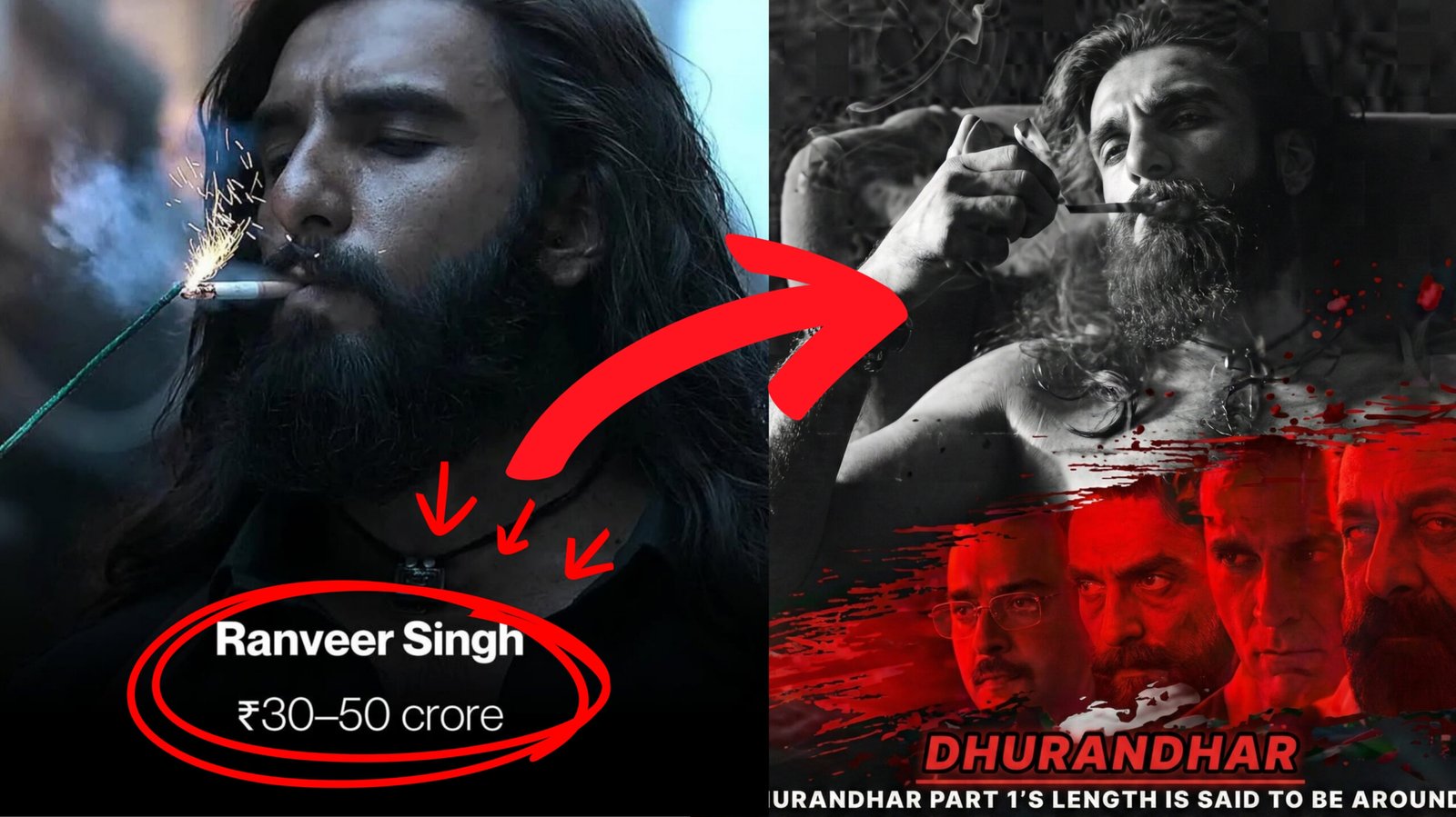 धुरंधर मूवी कास्ट फीस