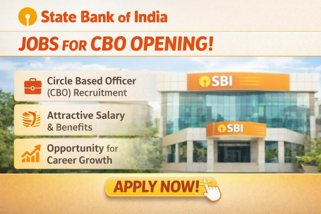 State Bank of India | 2273 CBO Posts Recruitment Notification 2026