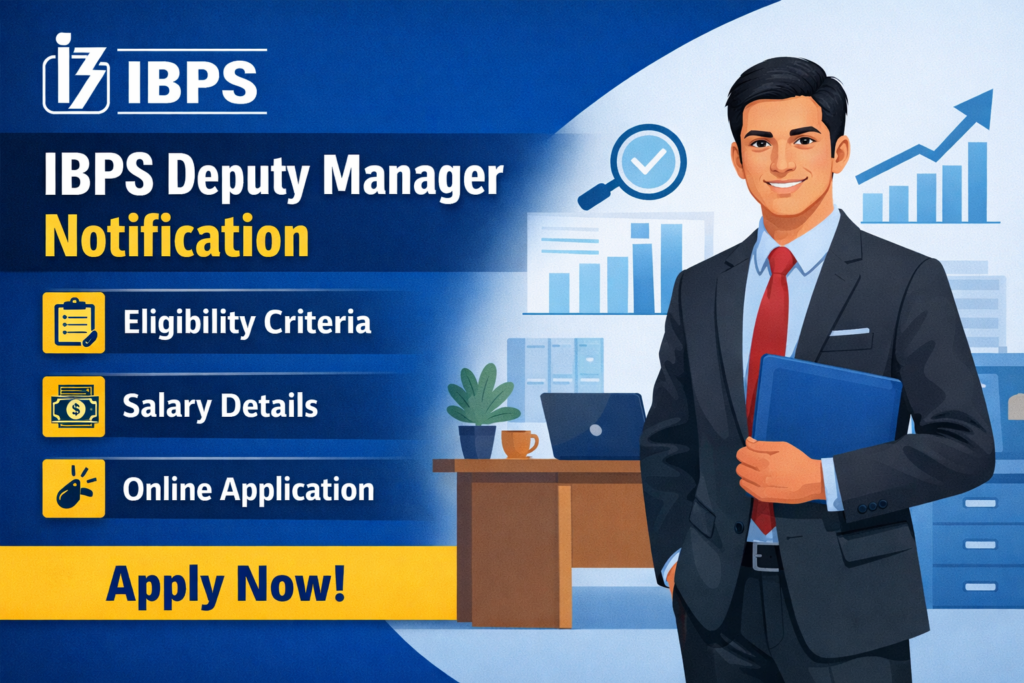 IBPS Deputy Manager Notification 2026 – Eligibility, Salary & Online Application