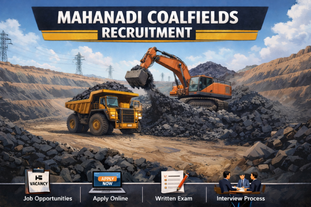 Mahanadi Coalfields Recruitment 2026: Technician & Mining Sirdar Vacancy | Apply Online for PSU Government Jobs