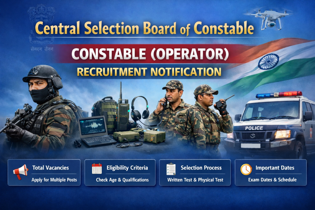 Bihar Police Constable Operator Vacancy 2026 – Online Form, Eligibility & Salary