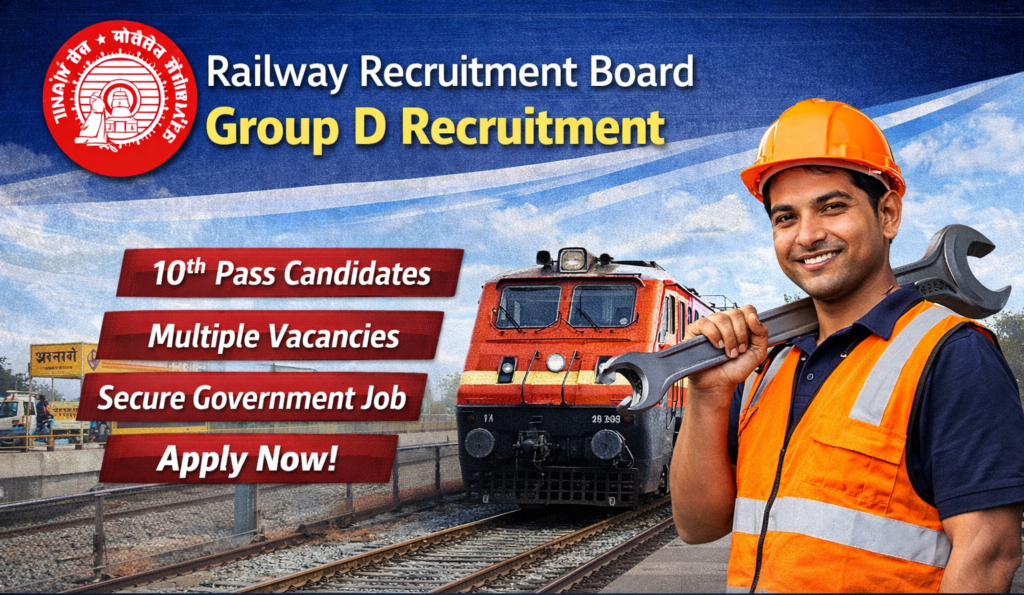 Railway Recruitment Board (RRB) Group D Recruitment Notification 2026