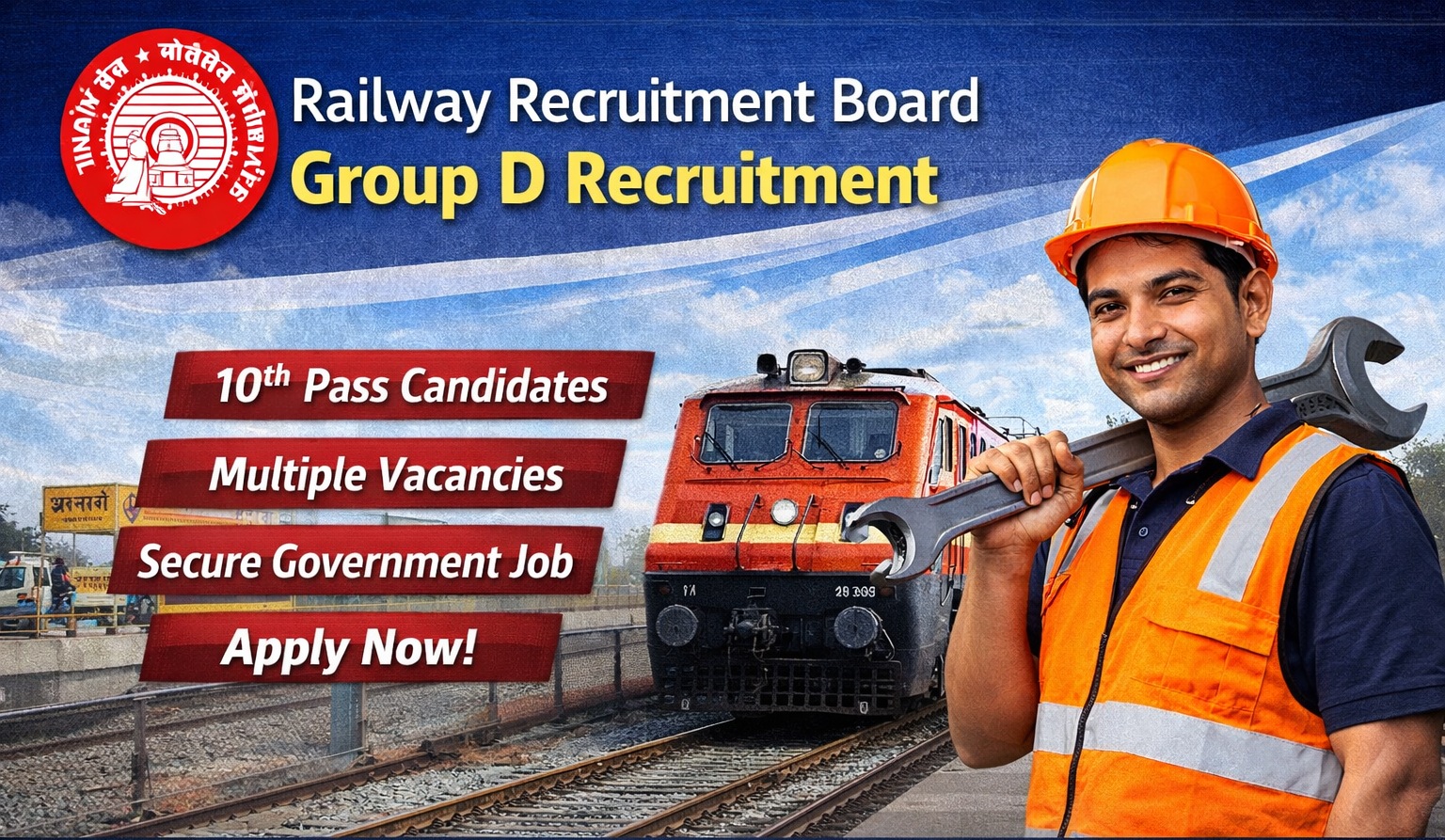Railway Recruitment Board (RRB) Group D Recruitment Notification 2026