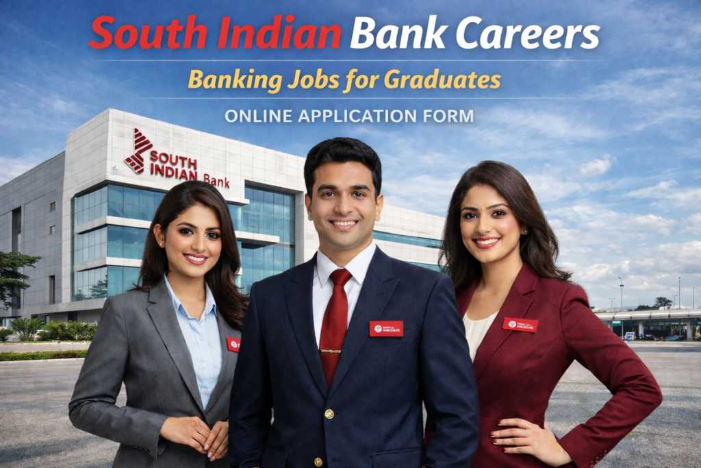 South Indian Bank Careers 2026 – Banking Jobs for Graduates | Online Application Form
