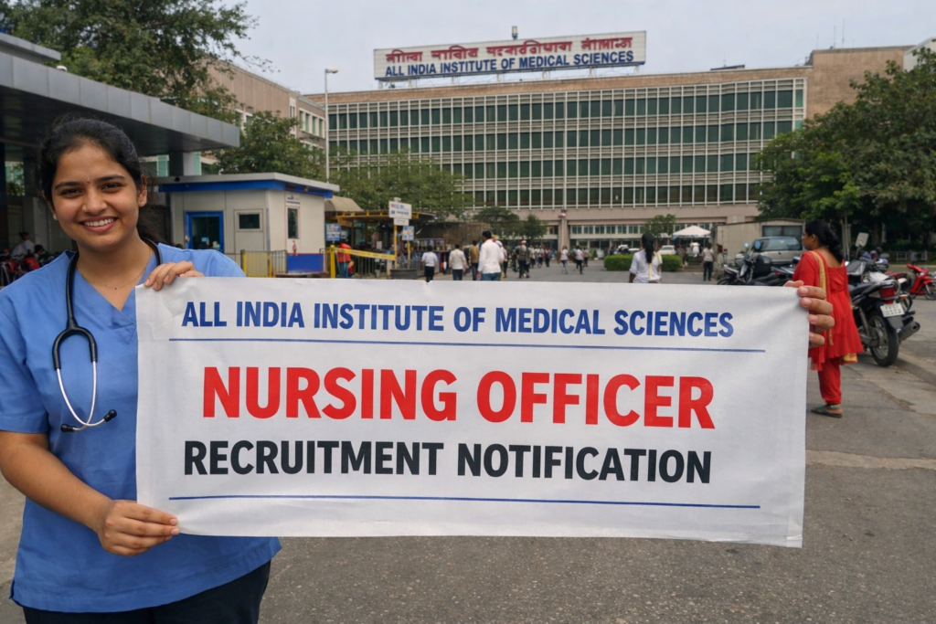 All India Institute of Medical Sciences (AIIMS), Nursing Officer Recruitment Notification 2026