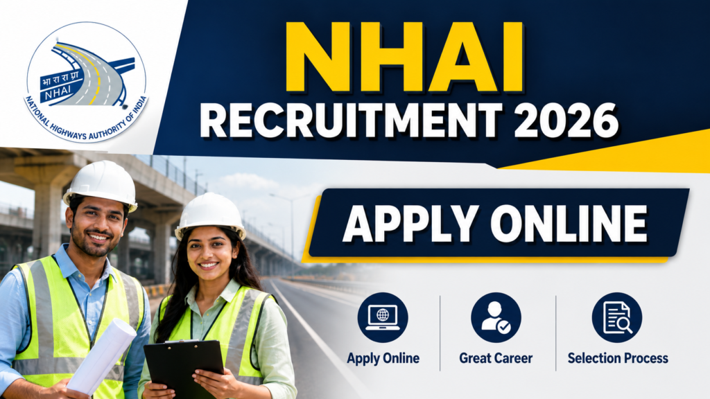 NHAI Deputy Manager (Technical) Recruitment 2026: Apply Online for 60 Civil Engineering Vacancies