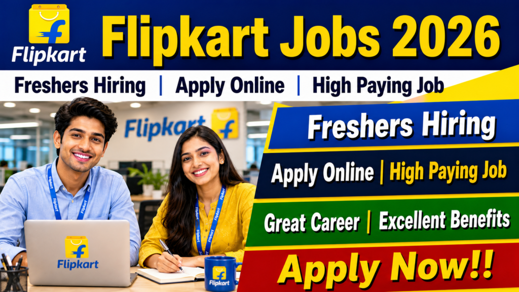 Flipkart Operations Executive Recruitment 2026 – Freshers Job Opportunity | Apply Online