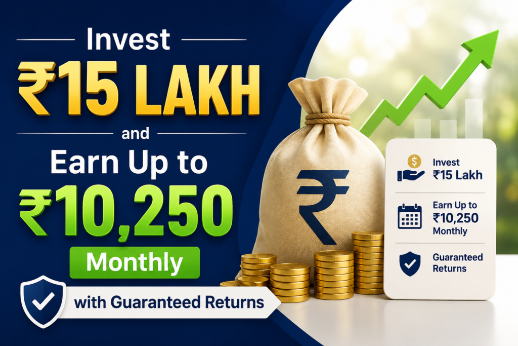 Post Office Investment Plans 2026: Invest ₹15 Lakh and Earn Up to ₹10,250 Monthly with Guaranteed Returns